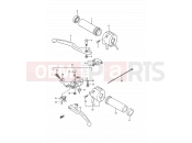 SUZUKI LS650 P (1993) Savage (E03,E28,E33) 40A - HANDLE SWITCH (MODEL K/L/M/N/P)