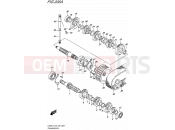 SUZUKI LS650 L5 (2015) Savage (E03,E28,E33) 206A - TRANSMISSION