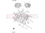 SUZUKI LS650 L5 (2015) Savage (E24) 108A - CRANKCASE