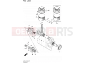 SUZUKI LS650 L5 (2015) Savage (E24) 120A - CRANKSHAFT