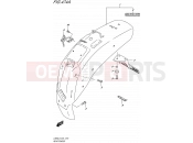 SUZUKI LS650 L5 (2015) Savage (E24) 474A - REAR FENDER