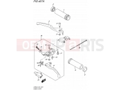 SUZUKI LS650 L5 (2015) Savage (E24) 467A - HANDLE LEVER