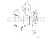 SUZUKI LS650P K1 (2001) Savage (E03,E28,E33) 33B - FRAME COVER (MODEL Y/K1)