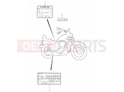 SUZUKI LS650P K2 (2002) Savage (E02,E17,E25) 37A - LABEL (MODEL K1/K2/K3)