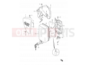 SUZUKI LS650P K2 (2002) Savage (E22) 32C - FRAME COVER (MODEL K2/K3)