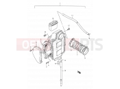 SUZUKI LS650P K3 (2003) Savage (E03,E28,E33) 11 - AIR CLEANER
