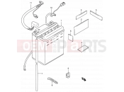 SUZUKI LS650P K4 (2004) Savage (E03,E28,E33) 19 - BATTERY