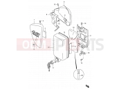 SUZUKI LS650P K4 (2004) Savage (E03,E28,E33) 33D - FRAME COVER (MODEL K4)