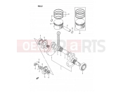 SUZUKI LS650P L (1990) Savage (E24) 5 - CRANKSHAFT