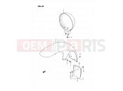 SUZUKI LS650P L (1990) Savage (E24) 37 - HEADLAMP HOUSING - FRONT FENDER (E15/E16/E24/E75/E77)