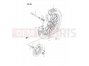 SUZUKI LS650P L (1990) Savage (E24) 38 - FRONT WHEEL
