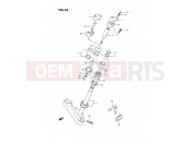 SUZUKI LS650P M (1991) Savage 35 - STEERING STEM
