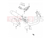 SUZUKI LS650P V (1997) Savage (E03,E28,E33) 12 - MUFFLER