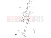 SUZUKI LS650P W (1998) Savage (E03,E28,E33) 42 - STEERING STEM