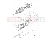 SUZUKI LS650P X (1999) Savage (E03,E28,E33) 17 - STARTING MOTOR (SEE NOTE)