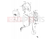 SUZUKI LS650P X (1999) Savage (E03,E28,E33) 33A - FRAME COVER (MODEL W/X)