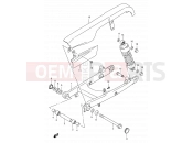 SUZUKI LS650P X (1999) Savage (E03,E28,E33) 46 - REAR SWINGING ARM