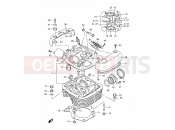 SUZUKI LS650P X (1999) Savage (E53) 1A - CYLINDER HEAD