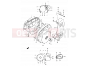 SUZUKI LS650P X (1999) Savage (E53) 4 - CRANKCASE COVER
