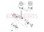SUZUKI LS650P X (1999) Savage (E53) 5 - CRANKSHAFT