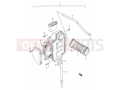 SUZUKI LS650P X (1999) Savage (E53) 11 - AIR CLEANER