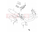 SUZUKI LS650P X (1999) Savage (E53) 12 - MUFFLER
