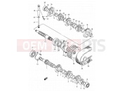 SUZUKI LS650P X (1999) Savage (E53) 15 - TRANSMISSION
