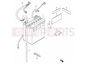 SUZUKI LS650P X (1999) Savage (E53) 19 - BATTERY