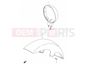 SUZUKI LS650P X (1999) Savage (E53) 33 - FRONT FENDER