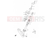 SUZUKI LS650P X (1999) Savage (E53) 41A - STEERING STEM (MODEL X/Y/K1 P37)