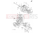 SUZUKI LS650P X (1999) Savage (E53) 46 - REAR WHEEL