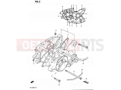 SUZUKI PE175 Z (1982) 2 - CRANKCASE