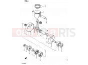 SUZUKI PE175 Z (1982) 4 - CRANKSHAFT
