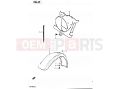 SUZUKI PE175 Z (1982) 27 - FRONT FENDER -HEADLAMP HOUSING