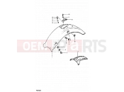 SUZUKI PE250 T (1996) 61 - REAR FENDER
