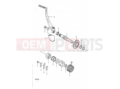 SUZUKI PE250 X (1999) 11 - KICK STARTER
