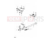 SUZUKI PE250 X (1999) 31 - STAND - FOOTREST