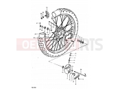 SUZUKI PE250 X (1999) 44 - FRONT WHEEL