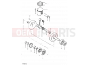 SUZUKI PE400 T (1996) 4 - CRANKSHAFT