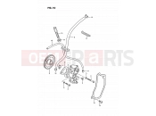 SUZUKI PV50 M (1991) 10 - OIL PUMP (E16,E43,MODEL R E15,P15)