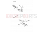 SUZUKI PV50 M (1991) 38 - HANDLE SWITCH (E16,E43)