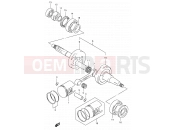 SUZUKI RC50 M (1991) 4 - CRANKSHAFT