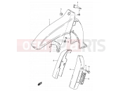 SUZUKI RC50 M (1991) 30 - FRONT FENDER (MODEL M)