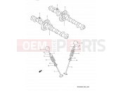 SUZUKI RF600R P (1993) 9 - CAM SHAFT - VALVE