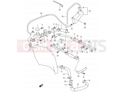 SUZUKI RF900R R (1994) (E02,E04,E18,E22,E24,E25,E34,E39) 19 - RADIATOR HOSE