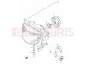 SUZUKI RF900R R (1994) (E02,E04,E18,E22,E24,E25,E34,E39) 29 - HEADLAMP (MODEL R/S)
