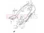 SUZUKI RF900R R (1994) (E02,E04,E18,E22,E24,E25,E34,E39) 39 - FRAME COVER (MODEL R/S)