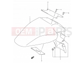 SUZUKI RF900R R (1994) (E02,E04,E18,E22,E24,E25,E34,E39) 40 - FRONT FENDER