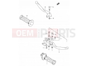 SUZUKI RF900R T (1996) (E02,E04,E18,E22,E24,E25,E34,E37,E39) 42 - HANDLE LEVER