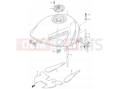 SUZUKI RF900R V (1997) 37B - FUEL TANK (MODEL V)